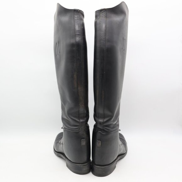 The Effingham Riding Boots By Bond Boot Co Womens US Size 7 W C Black Leather - Picture 5 of 11